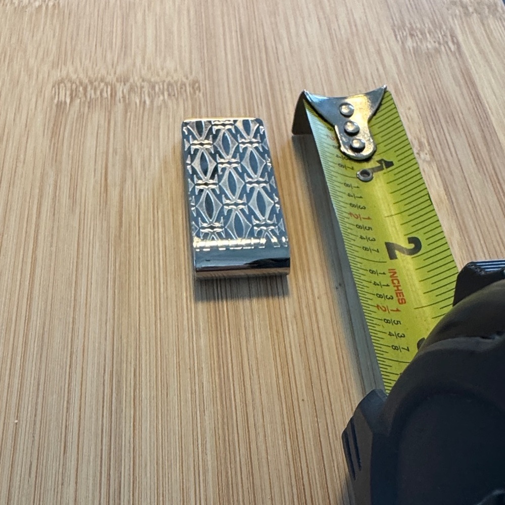 Cartier Authentic Silver Monogram Money Clip - Picture 5 of 5